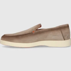Santoni Herren MOKKASIN MGDT17824TICBGEX BRAUN