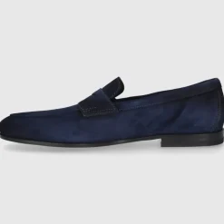 Santoni Herren MOKKASIN MCNC18837SA4SEAA DK-BLAU
