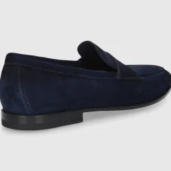 Santoni Herren MOKKASIN MCNC18837SA4SEAA DK-BLAU