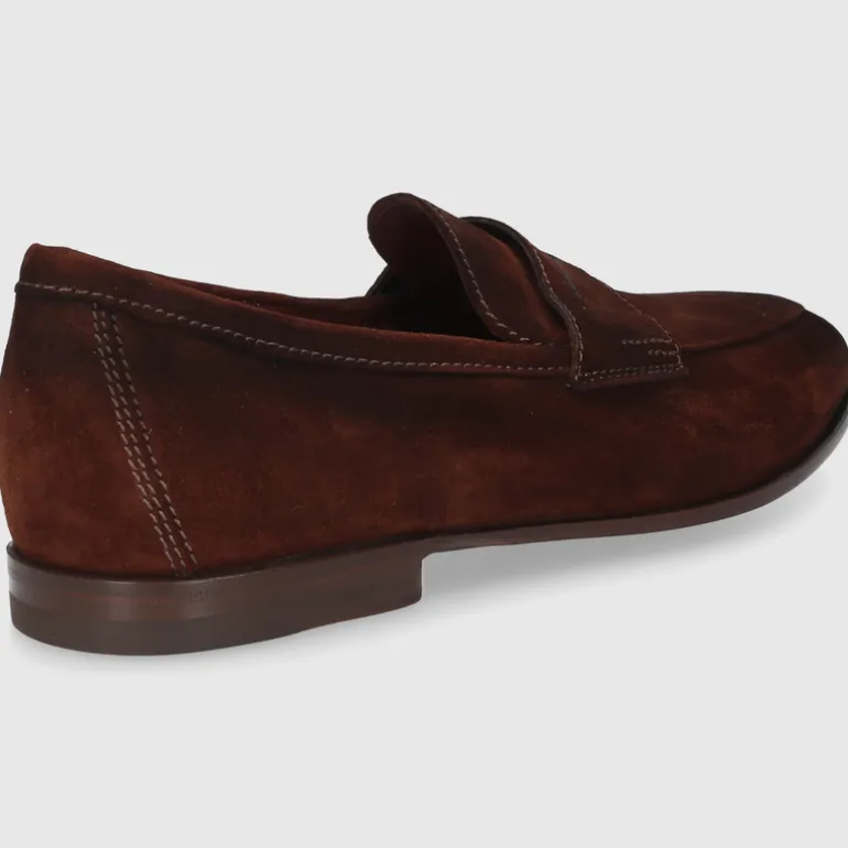 Santoni Herren MOKKASIN MCNC18837SA4SEAA DK-BRAUN