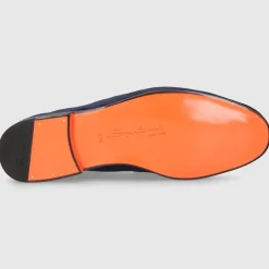 Santoni Herren MOKKASIN MCNC18837SA4SEAA DK-BLAU