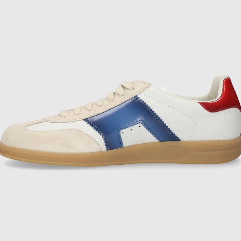 Santoni Herren SNEAKER MBPL21965FARCNOC BEIGE-ROT