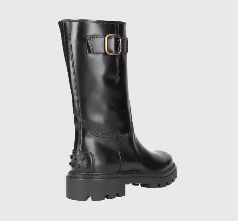 Tod's Damen Stiefeletten BIKER Kalbsleder