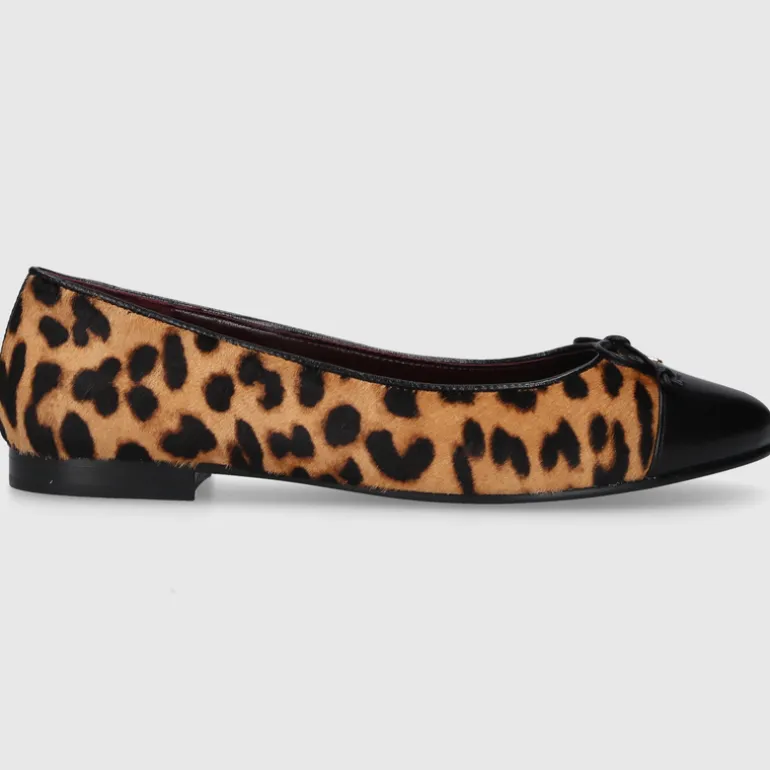 Tory Burch Damen Ballerinas 154509 Kalbsleder Leomuster
