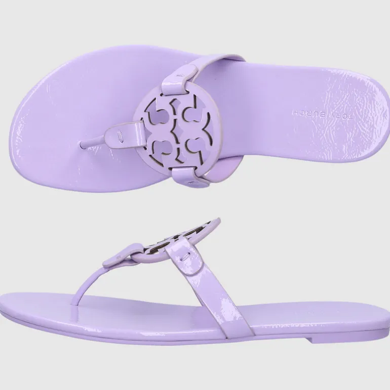 Tory Burch Damen Zehentrenner MILLER Lackleder