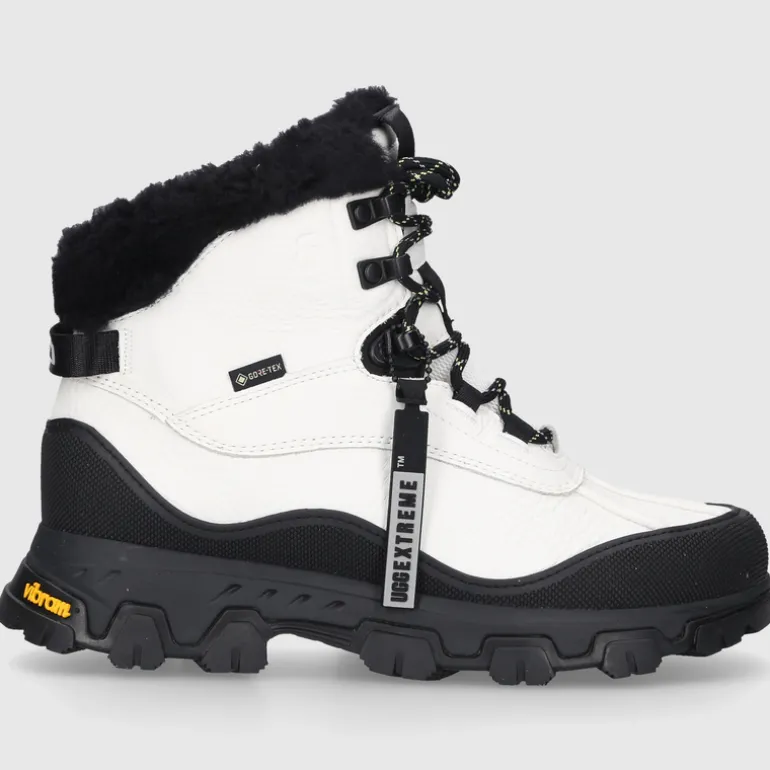 UGG Damen Stiefeletten ADIRONDACK MERIDIAN HIKER Kalbsleder Weiß-kombi