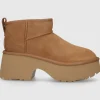 UGG Damen Stiefeletten CLASSIC ULTRA MINI NEW HEIGHTS Veloursleder braun