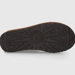 UGG Damen Stiefeletten CLASSIC SHORT CRESCENT Veloursleder braun-kombi