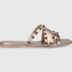 Valentino Garavani Damen Pantoletten ROCKSTUD Kalbsleder