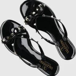 Valentino Garavani Damen Zehentrenner FLIPFLOPS ROCKSTUD PVC