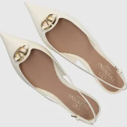 Valentino Garavani Damen Ballerinas VLOGO Nappaleder