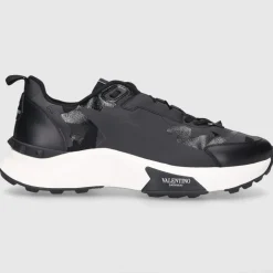 Valentino Garavani Herren Sneaker low 5Y0S0I62 Kalbsleder schwarz-kombi