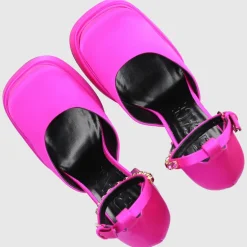 Versace Damen Plateaupumps MEDUSA Seide