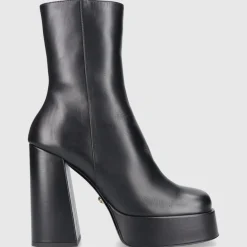 Versace Damen Stiefeletten DVT2P1B00V Kalbsleder