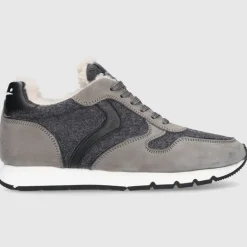 VOILE BLANCHE Damen Sneaker low JULIA Nubuk grau-kombi