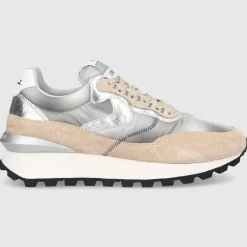 VOILE BLANCHE Damen Sneaker low QWARK Veloursleder Nylon