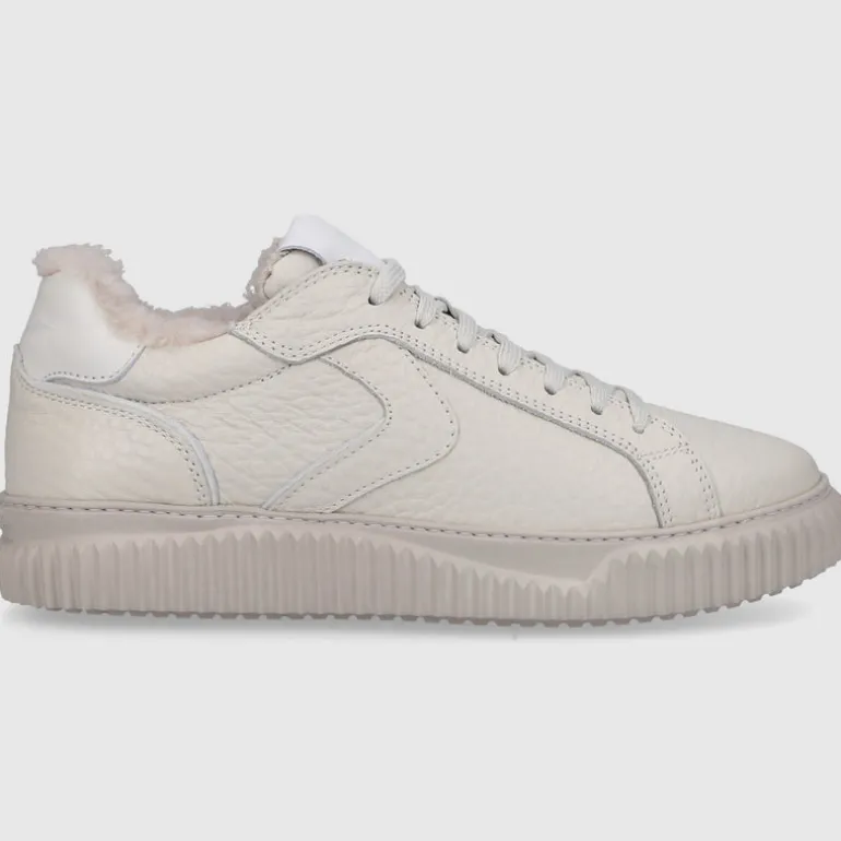 VOILE BLANCHE Damen Sneaker low LIPARI FUR Nubukleder