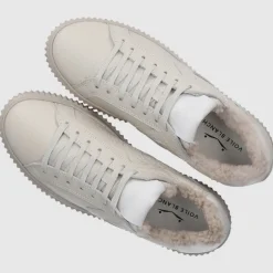 VOILE BLANCHE Damen Sneaker low LIPARI FUR Nubukleder