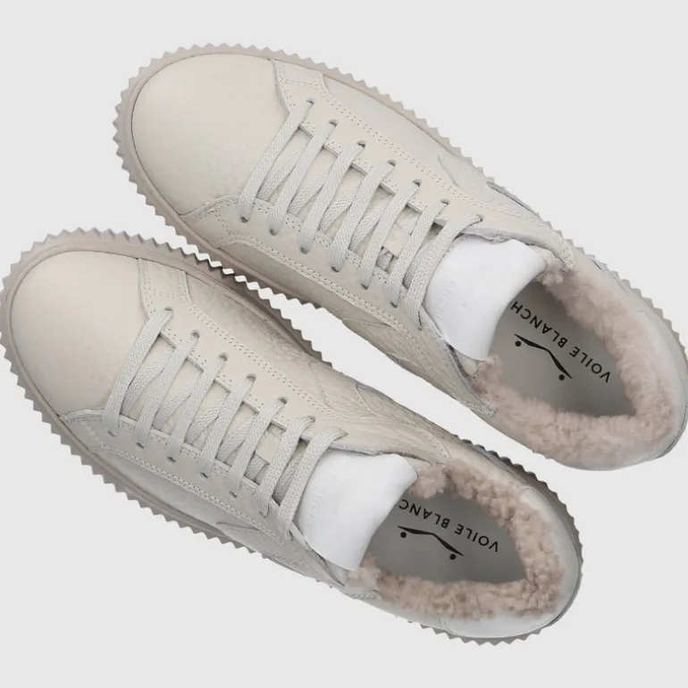VOILE BLANCHE Damen Sneaker low LIPARI FUR Nubukleder