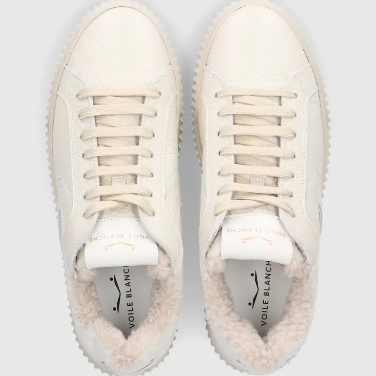 VOILE BLANCHE Damen Sneaker low LIPARI Kalbsleder grau