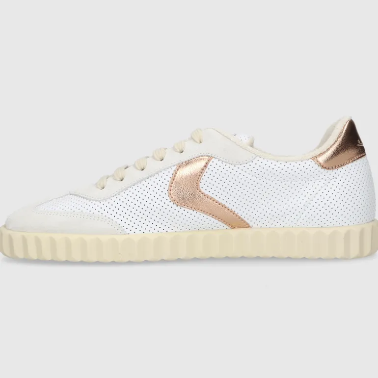 Voile Blanche Damen SNEAKER INES WEISS-GOLD