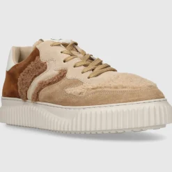 VOILE BLANCHE Damen Sneaker low LAURA Veloursleder braun-kombi