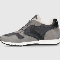 VOILE BLANCHE Damen Sneaker low JULIA Nubuk grau-kombi