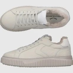 VOILE BLANCHE Damen Sneaker low LIPARI FUR Nubukleder
