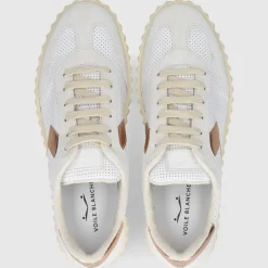 Voile Blanche Damen SNEAKER INES WEISS-GOLD