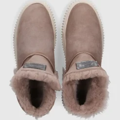 VOILE BLANCHE Damen Stiefeletten LAND Veloursleder grau