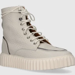 VOILE BLANCHE Damen Stiefeletten TISSA Kalbsleder cremeweiß