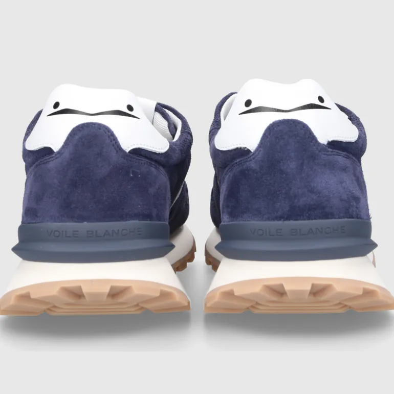 Voile Blanche Herren SNEAKER PARIS BLAU-WEISS